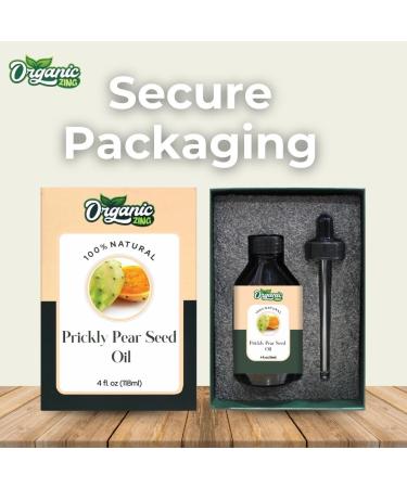 Organic Zing Prickly Pear Seed (Opuntia basilaris P.) Oil | Pure & Natural Carrier Oil for Massage Skincare & Haircare - 118ml/3.99fl oz - Buy Online on GoSupps.com