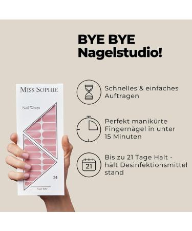 Original Miss Sophie Starter Set - Self-Adhesive Nail Foils & Stickers (Sugar Babe & Cocoa) | Premium Nail Polish Foil for Easy Application - Buy Online on GoSupps.com