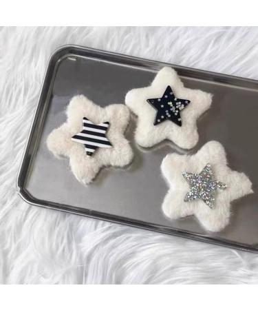 hgnxa Plush Sequins Star Shape Hair Clip Halloween Costume Headwear for Women Birthday Party Carnivals Theme -slip Hairpin Green - Buy Online on GoSupps.com