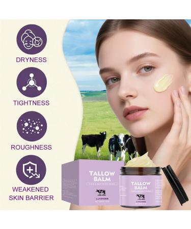  HASAIKA Beef Tallow Cream deeply moisturizing and nourishing suitable for face and body (60g) - Buy Online on GoSupps.com