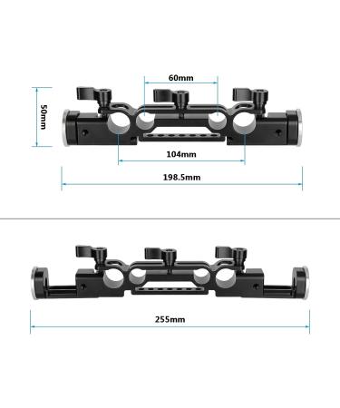 CAMVATE Railblock Rod Clamp | Extendable Rosette Mounts for Shoulder Mount Rig - 3007 - Buy Online on GoSupps.com