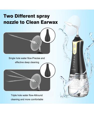 Efficient Ear Wax Removal Kit - EnjoyNest Ear Cleaner with 4 Modes | Safe Ear Irrigation System & 8 Tips for Effective Earwax Buildup Solution - Buy Online on GoSupps.com