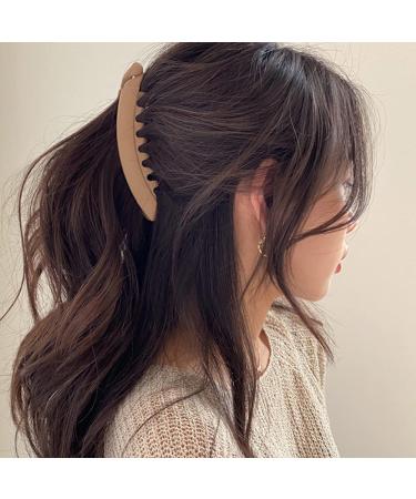 Large Colorful Banana Clip for Thick Hair - Slipproof Ponytail Holder for Women & Girls - Buy Online on GoSupps.com