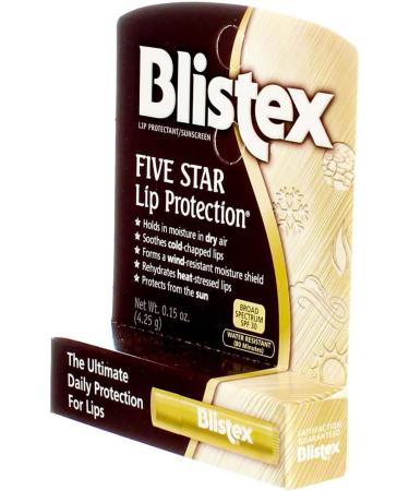 Blistex 5 Star Lip Protect .15oz 3 Pack - Hydrating Lip Balm Set - Buy Online on GoSupps.com
