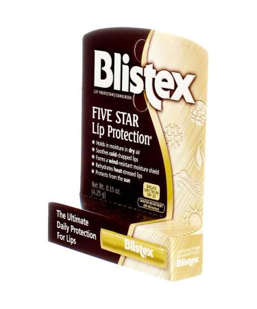 Blistex Five Star Lip Protection SPF 30 0.15 oz - Pack of 12 | Moisturizing Lip Balm - Buy Online on GoSupps.com