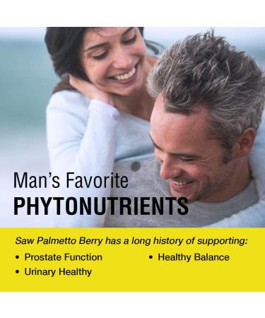 Solaray Saw Palmetto 555 mg - Organic VegCaps | Natural Support for Prostate Health - Buy Online on GoSupps.com