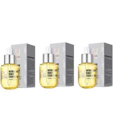 purc Hair Density Essential Oil Hair Regrowth Essential Oil Natural Hair Regrowth Serum for Women & Men Anti-frizz Hair Serum Hair Care Essential Oil Reduce Dry Hair (3)