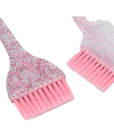 3-Piece Hair Dye Brush and Bowl Set | Pink Hairdressing Tinting Comb Tool for Home Salon - International Shipping - Buy Online on GoSupps.com