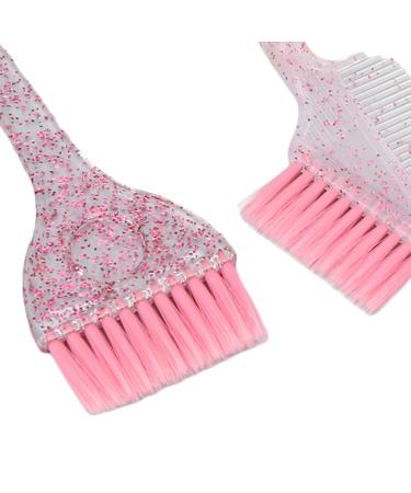 3PC Hair Dye Set - Color Mixer & Tinting Brush for Home & Salon Use | Pink Hair Coloring Comb & Barber Tools - Buy Online on GoSupps.com