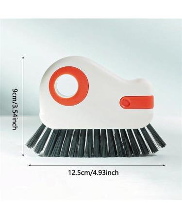 2 in 1 Groove Cleaning Brush Window Track Cleaning Tools with Hidden Scraper Magic Window Track Cleaner Sliding Door Track Cleaner Deck Hard Bristle Crevice Cleaning Tool(2pcs Orange) - Buy Online on GoSupps.com