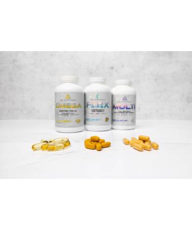 Core Nutritionals Omega High Purity Fish Oil | Triglyceride Form EPA & DHA | 1300mg Omega-3s | Brain & Heart Health Support | Lemon Taste | 120 Softgels - Buy Online on GoSupps.com