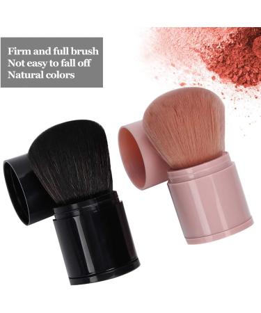 2 Piece Powder Brush Powder Blusher Brush Professional Blusher Brush Flat Retractable Contour Powder Face Brush Loose Powder Brush Makeup Powder Brush - Buy Online on GoSupps.com