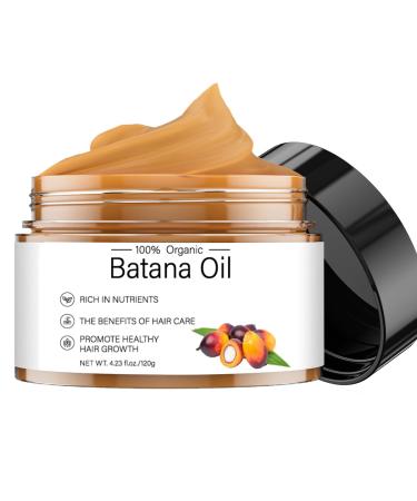 Batana Oil for Hair Growth Prevent Hair Loss & Drying Dr. Sebi Organic Oil Repair Splitting Promote Thicker Fuller Healthier Hair - 4.2 OZ