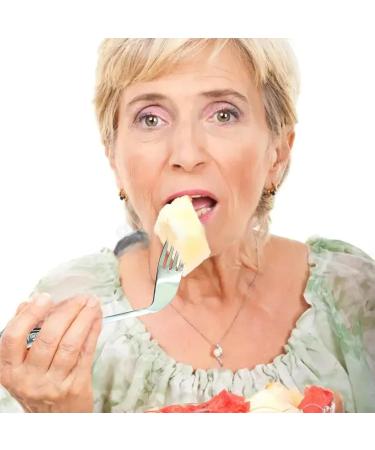 Old Man Elbow Spoon - -Feeding Spoon Fork Curved | Convenient and Safe Elder Feeding Nursing Utensil for Seniors and Elderly Huaisheng Left Hand - Fork - Buy Online on GoSupps.com