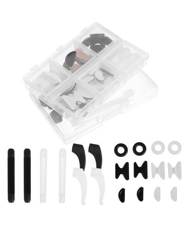 Faruta 1 set glasses repair set glue glasses nasal cushion replacement anti-slip nasal parts handle protection silicone sleeve holder for glasses sunglasses