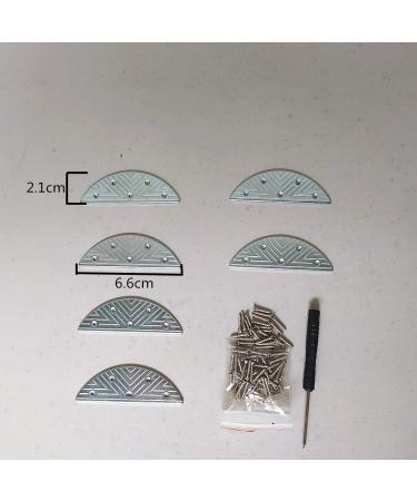 Premium Heels Repair Pad - Metal Jersey Plates Sole Protection & Repair Kits for Double Half Bounding Heels - Buy Online on GoSupps.com