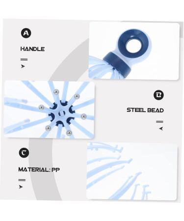 Iwowhero Head Massager - Scalp Massage Device Stress Relief Comb & Clamp for Women - Blue 21x15x15cm - Buy Online on GoSupps.com