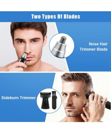 YuYuZoe nose and ear hair trimmer professional ear and nose hair trimmerBattery operatedwith LED power indicator painless eyebrow and facial hair trimmerunisex Battery not included Nose Trimmer Set B - Buy Online on GoSupps.com