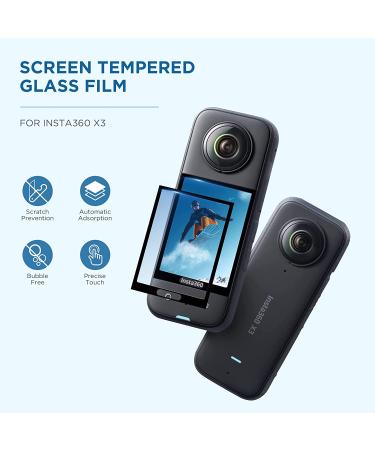 CYNOVA Insta 360 X3 Tempered Glass Screen Film - Ultra HD, 9H Hardness, Scratch Resistant | Screen Protector for Insta360 X3 Camera - Buy Online on GoSupps.com