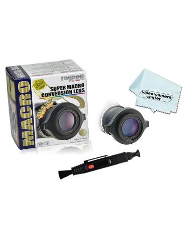 Raynox DCR-250 2.5x Super Macro Lens Universal Snap-on Mount for 52mm to 67mm + Lens Optic Pen Cleaner + 1 VCC113 Micro-Fiber Cloth - Buy Online on GoSupps.com