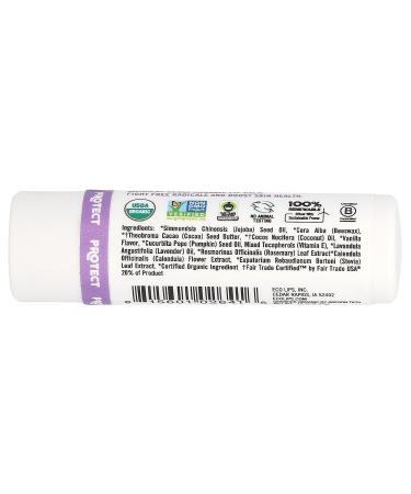 Buy LIP FOOD Protect Organic Lip Balm | Natural Moisturizing Vegan Lip Care - 0.15 oz | Ships Worldwide - Buy Online on GoSupps.com