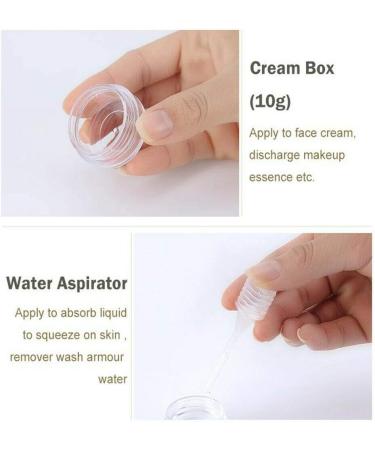 Glamza Travel Clear Plastic Perfume Atomizer Empty Spray Bottle Jar Pot Cream Makeup UK (Green) - Buy Online on GoSupps.com