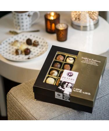 Indulge in Peters Seduced with Pleasure Truffle & Chocolate Gift Box | 400g Pralines with Alcohol | Premium German Delights - Buy Online on GoSupps.com