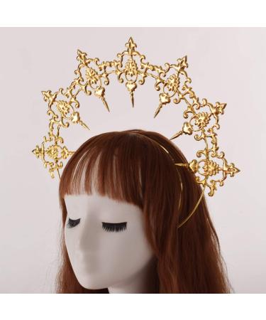GRACEART Women's Masquerade Crown | Sunburst Halo Headband & Costume Accessories for Parties - Buy Online on GoSupps.com
