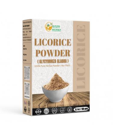 Herbs Botanica Licorice Powder 100% Pure & Natural Licorice Root Powder for Herbal Tea Skin Care & DIY Beauty Natural Licorice Root Supplement 5.3 oz Resealable Pack Licorice Root/ Glycyrrhiza glabra Powder