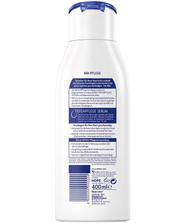 NIVEA Express Body Lotion 400 ml - Fast-Absorbing Moisturizing Cream with Marine Minerals & Deep Care Serum (2 Pack) - Buy Online on GoSupps.com