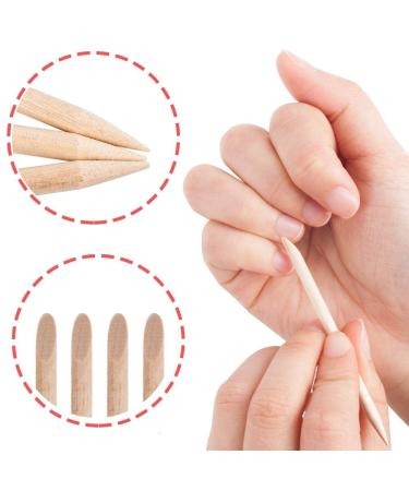 AMOSTBY Nail Art Orange Wood Sticks - 100P Cuticle Pusher & Remover Tool - Buy Online on GoSupps.com