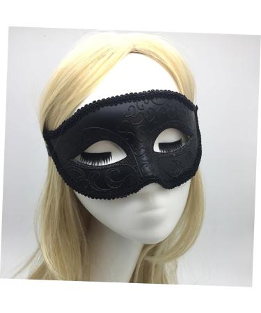 Beavorty Masquerade Mask Halloween Costumes Wedding Masquerade Costume Eye Mask Black Outfit Male and Female Mask Stand Out Mask Halloween Mask Dreses Party Mask Men and Women Prom - Buy Online on GoSupps.com