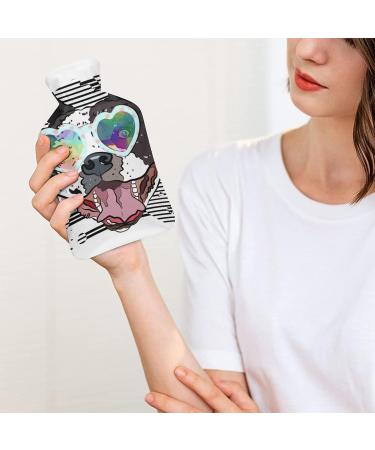 Buy Bulldog Hot Water Bottle with Plush Cover | Hand Warmer for Adults & Kids | 26.5x15.3cm | Fast International Shipping - Buy Online on GoSupps.com