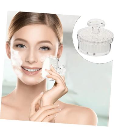 Face Brush & Pore Cleansing Scrubber - Shower Body Scalp Massager | Manual Facial Cleansing Brush for Glowing Skin - Buy Online on GoSupps.com