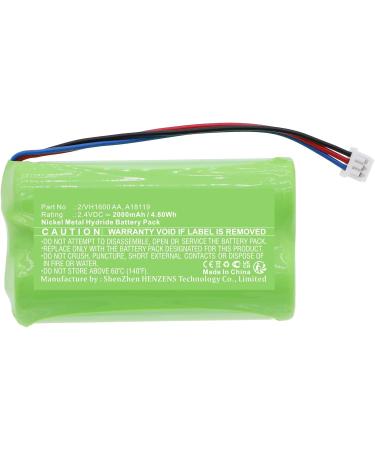 Synergy Digital Remote Start & Entry Systems Battery - Compatible with Raymarine 2/VH1600 - Ni-MH 2.4V 2000mAh Replacement for A18119 - Buy Online on GoSupps.com