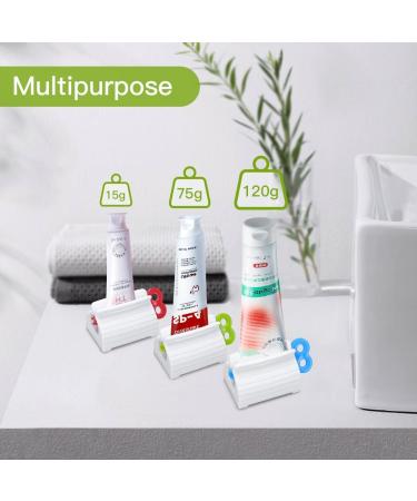 Buy Civilian Toothpaste Tube Squeezer 3 Piece Set with Colored Tube Key & Holder | Bathroom Kitchen Bedroom Organizer - Buy Online on GoSupps.com
