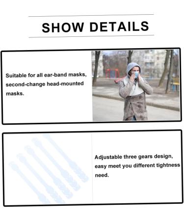 Buy Healvian 15 Pcal Ear Mask Strap Buckle - Adjustable Silicone Mask Accessories with Removable Handles & Hooks for Comfort | International Shipping - Buy Online on GoSupps.com