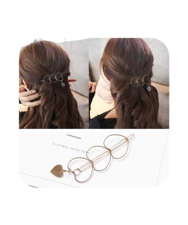 9 Pack Gold Vintage Geometric Hair Clips - Retro Minimalist Hair Accessories for Women - Buy Online on GoSupps.com