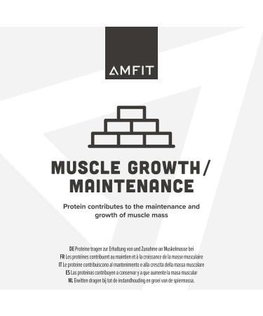 Amfit Nutrition Whey Protein Powder Salted Caramel Flavor 1kg - 33 Servings - Buy Online on GoSupps.com