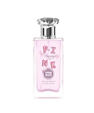 Hybrid & Company Women Amazing Pink Pour Femme Eau De Parfum Vaporisateur Natural Spray 3.4 Fl Oz - Buy Online on GoSupps.com