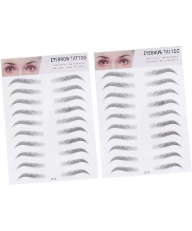 Beavorty Eyebrow Sticker 4 pcs 3d s lady tools suit women s suits makeup gadgets Shaper 6d shaping 1 count (Pack of 1) Blackx2pcs - Buy Online on GoSupps.com