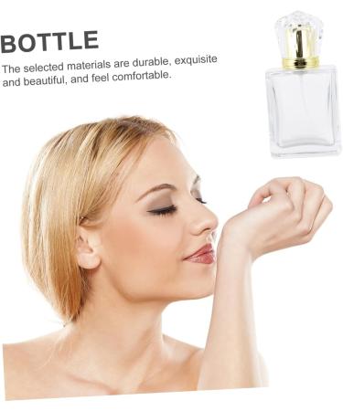 FRCOLOR 1pc Perfume Spray Bottle Travel Container Frosted Spray Bottle Mist Spray Bottle Pump Spray Bottle Perfume Holder Mini Perfume Bottle White Travel Bottle Glass Diamond - Buy Online on GoSupps.com