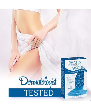 Satin Smooth Titanium Blue Pebble Wax 35 oz - Professional Grade Hair Removal Wax - Buy Online on GoSupps.com