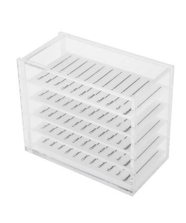5 layers of plastic false eyelashes storage box make-up organizer props eyelashes adhesive pallet holder make-up display care tales tools for women girls