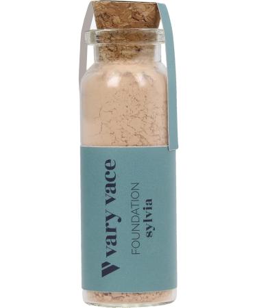 vary vace Mineral Powder Foundation Refill (Sylvia/Rose) for an even finish certified natural cosmetic sustainable vegan plastic-free in a jar with cork stopper. - Buy Online on GoSupps.com