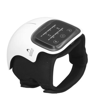 Electric knee massage device with a hot compress and vibration lobby fatigue and stress for a comfortable massage experience (white)
