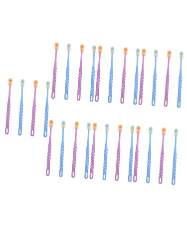 Frcolor 28 STK toothbrush baby toothbrush from 12 months ultra -like toothbrush baby toothbrush toothbrush with soft bristle hand toothbrush child dandelion so soft silicone