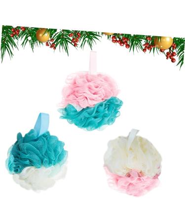 Buy Minkissy Bath Sponges & Travel Bottles - 3pcs Luffa Scrubber & Shower Ball for Ultimate Body Care - Buy Online on GoSupps.com