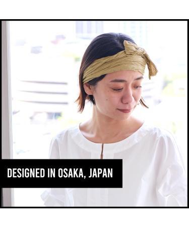 CHARM Womens Headband Boho Headwrap - Turban Head Wrap Festival Retro Hair Accessory Pirate Hairband Brown - Buy Online on GoSupps.com