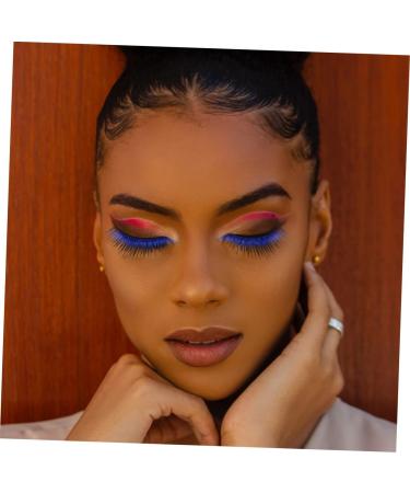 minkissy 3 Pairs 3d False Eyelashes Halloween Eyelash Faux Lashes Reusable Makeup Lashes Color Lashes Halloween Eye Lashes False Lashes Eyelashes Cross Accessories Synthetic Silk Fiber - Buy Online on GoSupps.com